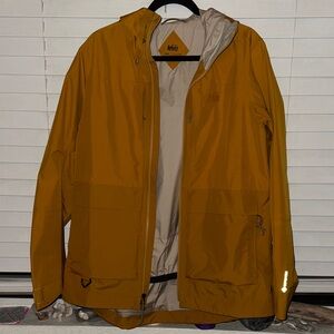 REI Yellow Rain/ winter Jacket